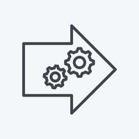 Icon Practical Learning. suitable for Community symbol. line style. simple design editable. design template vector. simple symbol illustration vector