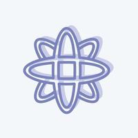 Icon Data Science. suitable for data analytics symbol. two tone style. simple design editable. design template vector. simple symbol illustration vector