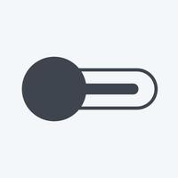 Icon Switch Off. suitable for web interface symbol. glyph style. simple design editable. design template vector. simple symbol illustration vector