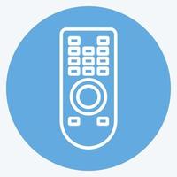Icon Remote. suitable for Home symbol. blue eyes style. simple design editable. design template vector. simple symbol illustration vector