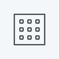 Icon Texture. suitable for Photo Editing symbol. line style. simple design editable. design template vector. simple symbol illustration vector