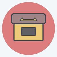 Icon Archive. suitable for Web Interface symbol. color mate style. simple design editable. design template vector. simple symbol illustration vector