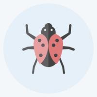 Icon Bug. suitable for Animal symbol. flat style. simple design editable. design template vector. simple symbol illustration vector