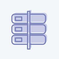 Icon Storage. suitable for Mobile Apps symbol. two tone style. simple design editable. design template vector. simple symbol illustration vector