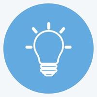 Icon Merging Ideas. suitable for Programming symbol. blue eyes style. simple design editable. design template vector. simple symbol illustration vector