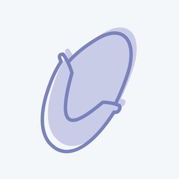 Icon Corn. suitable for Fruits and Vegetables symbol. two tone style. simple design editable. design template vector