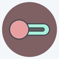 Icon Switch Off. suitable for web interface symbol. color mate style. simple design editable. design template vector. simple symbol illustration vector