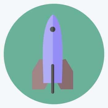 Icon Toy Jet. suitable for Toy symbol. flat style. simple design editable. design template vector. simple symbol illustration vector