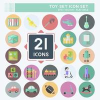 Toy Icon Set. suitable for education symbol. flat style. simple design editable. design template vector. simple symbol illustration vector