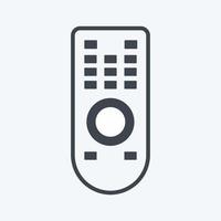 Icon Remote. suitable for Home symbol. glyph style. simple design editable. design template vector. simple symbol illustration vector