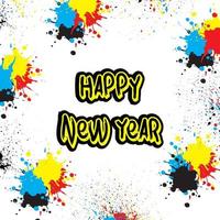 happy new year vector