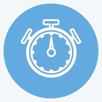 Icon Stopwatch. suitable for Web Interface symbol. blue eyes style. simple design editable. design template vector. simple symbol illustration vector