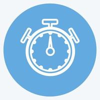 Icon Stopwatch. suitable for Web Interface symbol. blue eyes style. simple design editable. design template vector. simple symbol illustration vector