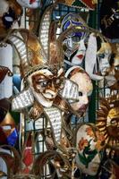 Venice, Italy, 2006. Venetian Masks on Display in a Shop photo