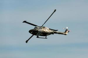 Eastbourne, East Sussex, UK, 2012. Lynx AH7 air display at Airbourne photo