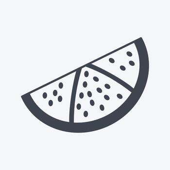 Icon Line. suitable for Fruits and Vegetables symbol. glyph style. simple design editable. design template vector. simple symbol illustration vector