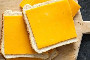 sandwich cheese cheddar mimolette cheeses fresh meal food snack on the table copy space photo