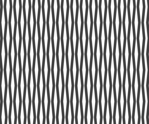 Wave, zigzag lines pattern. Black wavy line on white background. Texture vector - illustration