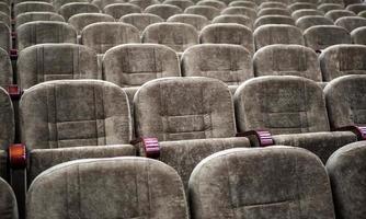 chairs in the cinema photo