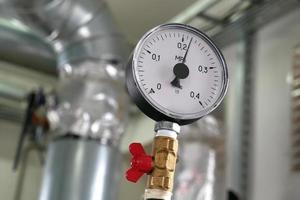 the gauge pressure in the heating system photo