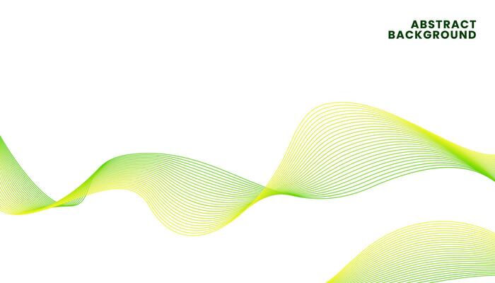 Green Abstract Wave Vector Art, Icons, and Graphics for Free Download