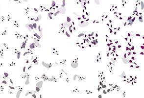 Light Purple vector backdrop with abstract shapes.