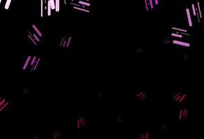 Dark pink vector texture with colorful lines.