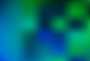 Light Blue, Green vector bokeh template.