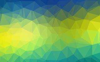 vector azul oscuro, amarillo brillante patrón triangular.