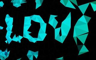 Light Blue, Green vector abstract mosaic backdrop.