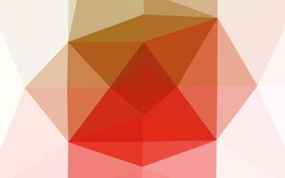 Light Green, Red vector triangle mosaic template.