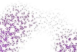 Light Purple vector pattern with liquid shapes.