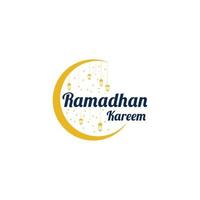 ramadhan kareem fondo mezquita logotipo plantilla vector icono símbolo ilustración diseño