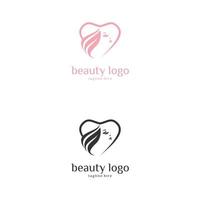 creative and beautiful lady design for a company and branding vector