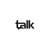 talk logo vector modern illustration graphic abstract template