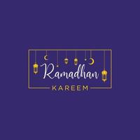 ramadhan kareem fondo mezquita logotipo plantilla vector icono símbolo ilustración diseño