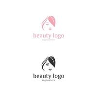 creative and beautiful lady design for a company and branding vector