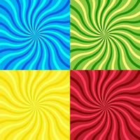 Sunburst Pattern Background. Rays. Radial. Summer Banner. Vector Illustration