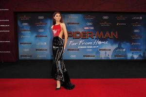 Hollywood, CA, JUN 26, 2019 - Zendaya at the World premiere of Spider Man Far From Home held at the TCL Chinese Theatre photo