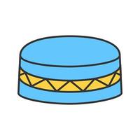 Daf color icon. Drum. Isolated vector illustration