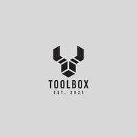 Toolbox icon logo design illustration vector