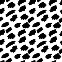 Seamless pattern with black spots vector
