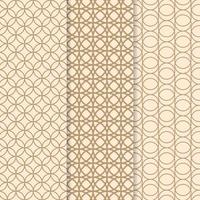 Set of geometric seamless patterns. Abstract geometric hexagonal, cube, circle graphic design. vector