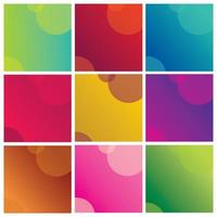 Abstract background design with various gradient color