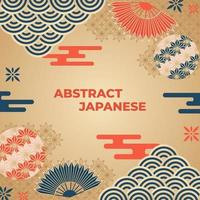 Background of Japanese Pattern vector