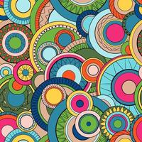 Seamless background with geometric pattern. Oval and circle shapes