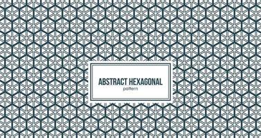 abstract hexagonal pattern with additional lines inside vector