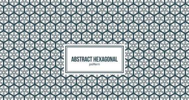 abstract hexagonal pattern with additional lines inside vector