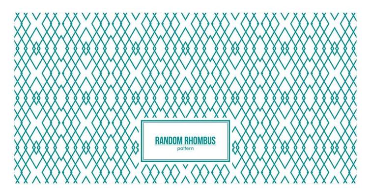abstract rhombus pattern with bright color