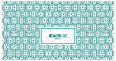 multiple hexagon pattern with stripes inside vector